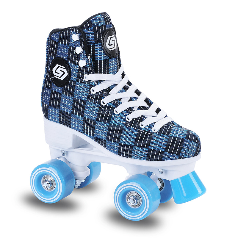 Nyt stof High Heel Classic Quad Roller Skate