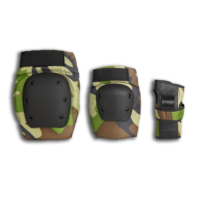 Ungdom Camouflage Skating Protection Pads Sets